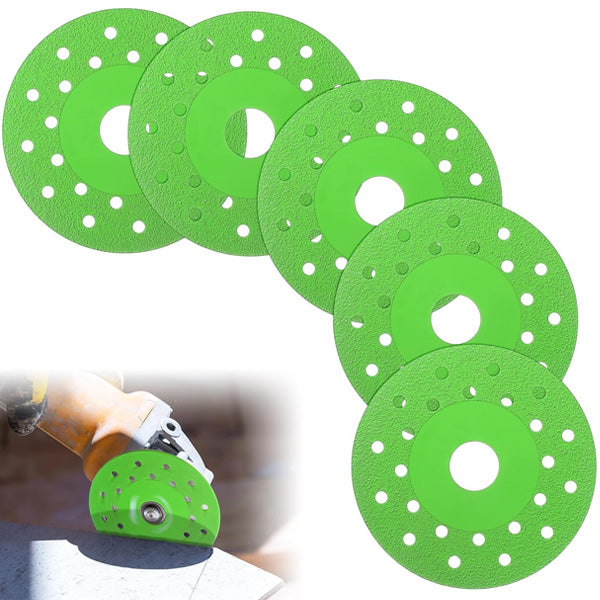 Paquete x 5 discos de corte diamantados ventilados