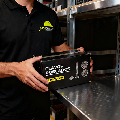 Caja x 200 clavos roscados